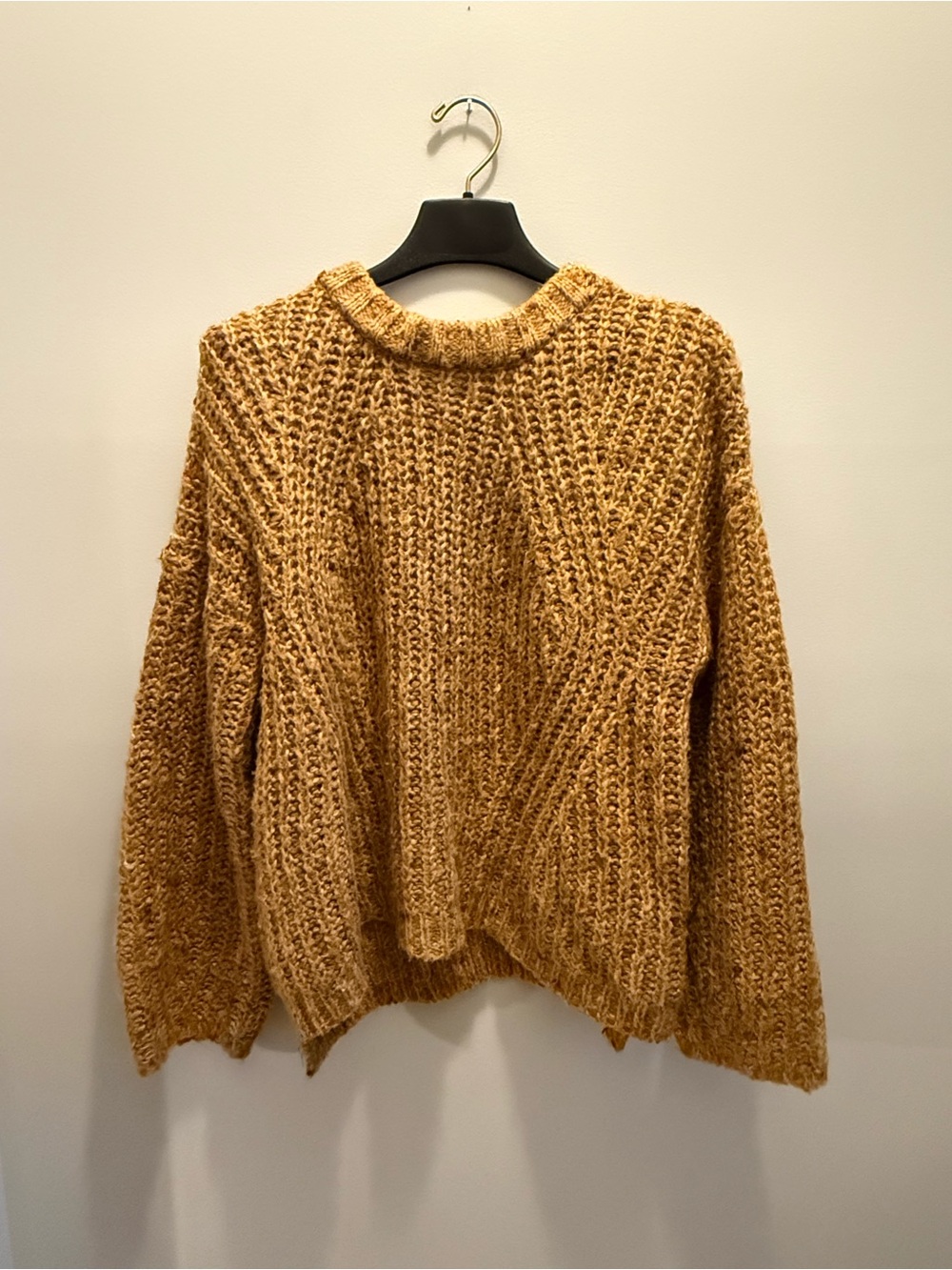 Universal Thread Chunky Crewneck Sweater in Mustard Yellow